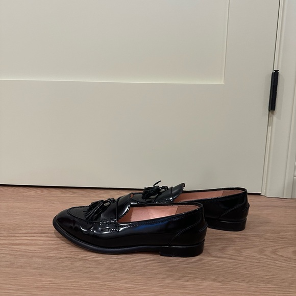 J.Crew Patent Leather Loafers with Tassel - Picture 2 of 4